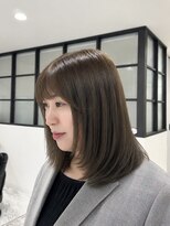 ビューティーサロン クロス(CROSS)&nbsp;オリーブカラー/レイヤーカット/透明感カラー