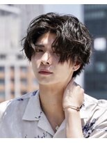 トラスト ザ バーバー 東京駅日本橋店(TRUST the Barber)&nbsp;シャドウパーマ/センターパート