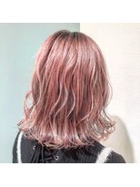 ルッソカルム(Lusso calme)&nbsp;ベルボブ　ピンクベージュ/30代40代50代