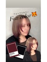 ケーアールツーエス 古市駅前店(KR2S)&nbsp;フォックスカラー×ワインレッド×ブラック