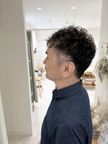アルティーナプライベート(altina PRIVATE)&nbsp;mensスパイラルパーマ×ハイライト
