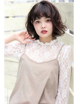 ヘアーアンドメイク シーク 吉祥寺(HAIR&MAKE SeeK) 『外ハネゆるふわボブ』×『イルミナフォレスト』