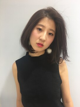 エムサロン 前橋川原(emusalon) グレージュ×ボブ