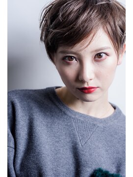 ミエル ヘア 新宿(miel hair) 抜け感マニッシュショート【新宿】