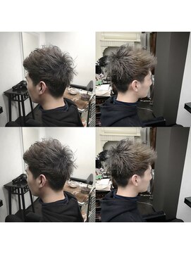 ヘアーデザイン リリー(HAIR DESIGN LiLy) 【バックショット】刈り上げソフトモヒカン