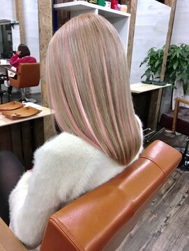 リリー シブヤ(Lilly shibuya) 【Lilly渋谷】#ミルクティー #ピンク #エクステメッシュ