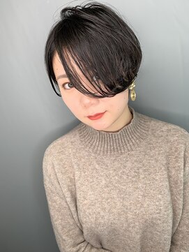 ラウンジ モリオ イケブクロ(Lounge MORIO Ikebukuro) 【morio池袋】大人可愛い前下がり透け感ショート♪