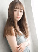 【Luana 難波】ナチュラルストレート×フォギーベージュ