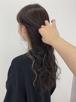 シエル 立川店(CIEL)&nbsp;《CILE 由井》イヤリングカラー×パープル アッシュ