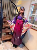 袴 着付け ヘアセット