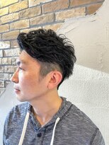 ヘアースパパズ(hair spa PAZ) イメチェン★2ブロック前髪かき上げヘア 祐天寺/メンズパーマ