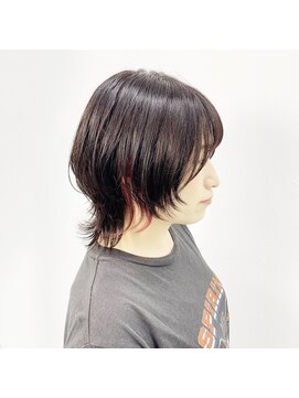 バージョン(Ver.) ウルフ × インナーカラー 【 Ver. 柏 】イヤリングカラー