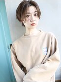 天神【BIRTH】センターパート×大人パーマ束感ショート