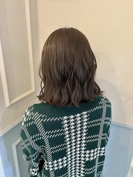 フレーム へアアンドトリートメント 天王寺北口店(FRAME) [FRAME 天王寺北口店] 艶カラー透け感マロングレージュ