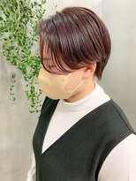 テトヘアー(teto hair) 前下がりショート、ハンサムショート、ピンクベージュ