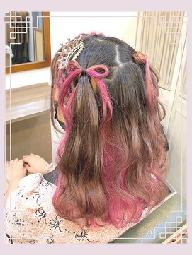 新宿コットン(cotton hair) 量産型ヘアメ　地雷系ヘアメ　ハーフツイン