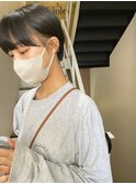 ショートヘアにも合うインナーベージュカラー♪