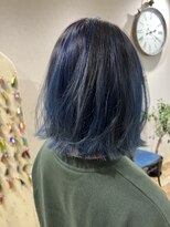 ドープヘアー(dope hair)&nbsp;グレイに色落ちする！ブルーカラー