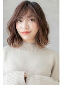 □外国人風インナーカラーフェザーボブ206★上尾20代30代40代