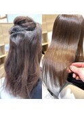 髪質改善ストレート