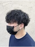 マッシュ×ツイストスパイラルパーマ