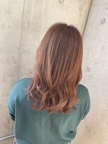 リビンバイアフロート(Livin by afloat)&nbsp;ブリーチなし　Wカラー　コーラルベージュ　おおたかの森