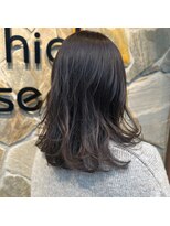 ナチュラルハイセンス 本店(natural high sense) ロブ×透けるダークベージュ◇似合わせカット/町屋