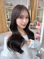 アフロートリノ(AFLOAT Leino)&nbsp;大人可愛い韓国ヘア　レイヤーカット　似合わせ顔周りカット#