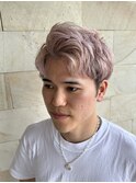 ホワイトピンク ショートスタイル!