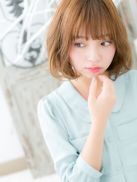 モッズヘア 越谷(mod's hair) 大人可愛いハイライトくせ毛風ふわふわボブc5越谷20代30代40代