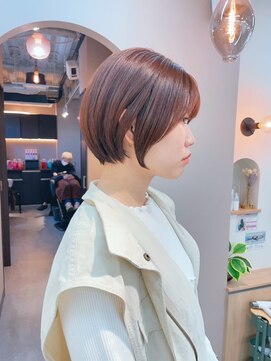 シビバイレボ(CIBI by revo) 地毛風カラー/ナチュラルレイヤーカット/ショートボブ[船橋]