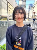CAF FUKO ミニボブパーマ/オリーブカラー/大阪/心斎橋