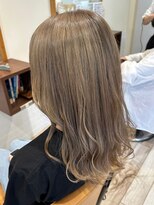 クラップス 横須賀中央店(CLAPS)&nbsp;ミルクティーベージュダブルカラーインナーカラーケアブリーチ