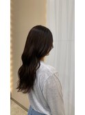 ツヤ髪ダークブラウン×20代綺麗めロング