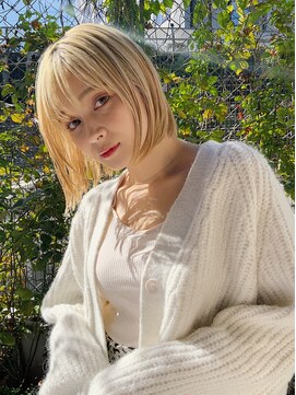 ネオリーブ アンド 渋谷店(Neolive &) カール/セミディ/シアーカラー/姫カット/渋谷