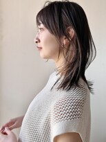 ガーデン ミサト 三郷中央(garden misato) ネビージュ×黒髪×小顔×こなれミディ×前髪×レイヤーa