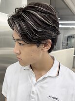 リベル(LIBER) 八王子/メンズハイライト/センターパート/メンズカット/メンズ