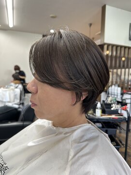 美容室 夢先案内 前髪長め+ショートでカッコよさ◎◎