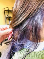 ローカル 飯田橋(Local)&nbsp;インナーカラー（ラベンダー）