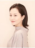 大人のクールエレガントボブ