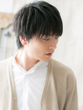 モッズヘア メン 上尾東口店(mod's hair men) 20代30代ダークアッシュ社会人ビジカジショートY上尾