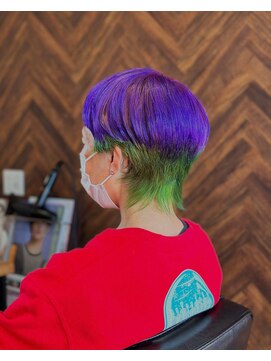 ヘアーデザイン ピニック(hair design P2C) ビビットカラー