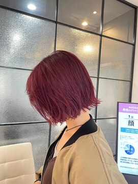 ルシードスタイル グローバルディー 稲毛店(LUCIDO STYLE GLOBAL.D) カシス×ミニボブ20代30代40代髪質改善オージュア白髪染め稲毛