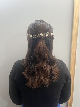 ラパニエ 博多(La panier) ハーフアップ