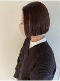 大人ショート黒髪マッシュショートハンサムショート前髪長め