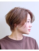 ルプラ ブリリアント(le-pla brilliant)&nbsp;センターパート/ハンサムショート/ブリーチなし/ベージュ/豊橋