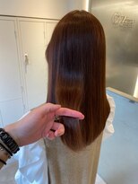 ジーナ 船橋(Zina) 髪質改善*ロングレイヤーグレーベージュ*美髪【Zina船橋】