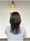くびれヘア×アッシュベージュ