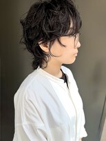 ラウンジ モリオ イケブクロ(Lounge MORIO Ikebukuro) 20代 30代 ショートウルフパーママッシュウルフスパイラルパーマ