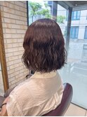 ボブパーマミックスパーマゆるめパーマ